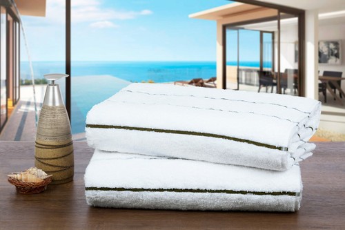Toallas de playa de amplia decoración a rayas de cabaña 100% algodón 30 X 68 pulgadas 100% algodón - Imagen 24 de 28