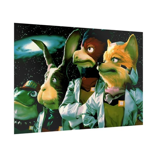 🛸 Star Fox Tribute Poster - Retro Weltraumpiloten Wandbild für Spielzimmer Deko - Bild 20 von 25