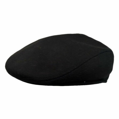 Flatcap Baumwolle Build für Herren im luxuriösen schwarzen Design - Bild 2 von 2