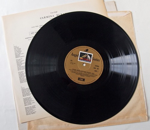 CARMINA BURANA / NEW PHILHARMONIA ORCH / DE BURGOS / HMV ANGEL GOLD & BLACK 1966 - Picture 3 of 5