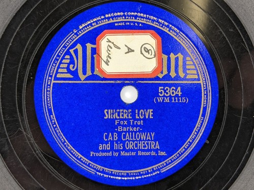 1940 Cab Calloway And His Orchestra Jazz 78 RPM Sincere Love / Do It Again J2 - Picture 3 of 4