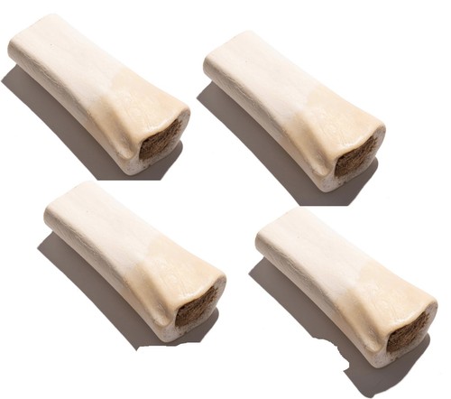 Stuffed Bully Shin Dog Bones 6 Inch Nutritious and Refillable Healthy Oral Care - Picture 26 of 49