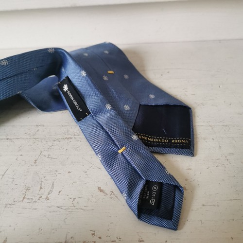 Ermenegildo Zegna Classic Silk Tie Bundle X3 Blue, Sorin Group - Picture 11 of 16