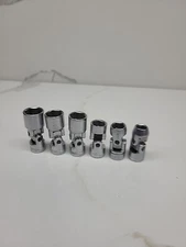 Rare Vintage Indestro Super Metric Swivel Sockets