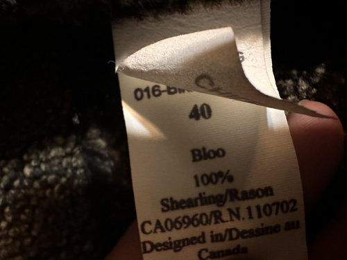 VTG Joseph&Lyman REAL Shearling Sheepskin, Coat Jacket Parka Overcoat 40-fits L - Picture 17 of 18