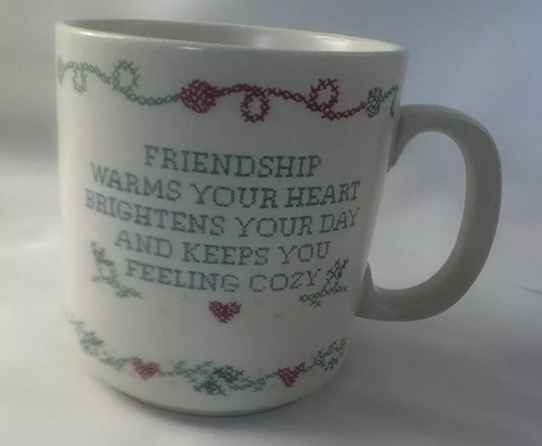 Freundschaft wärmt dein Herz Kätzchen Katze Nadelspitze Design Kaffeetasse Becher - Bild 5 von 17