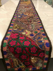 TABLE RUNNER PATCH WORK HAND EMBROIDERED SIZE 20"X60" USA SELLER FREE SHIP