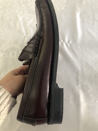 Dexter Herren Leder Halbschuh 9,5 Vintage Neu Defekt Ohne Karton Braun - Bild 2 von 8