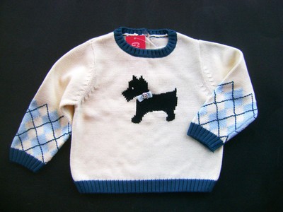 GYMBOREE GIRLS BEST FRIEND BLUE w// PUPPY SWEATER 12 18 24 2T 3T NWT