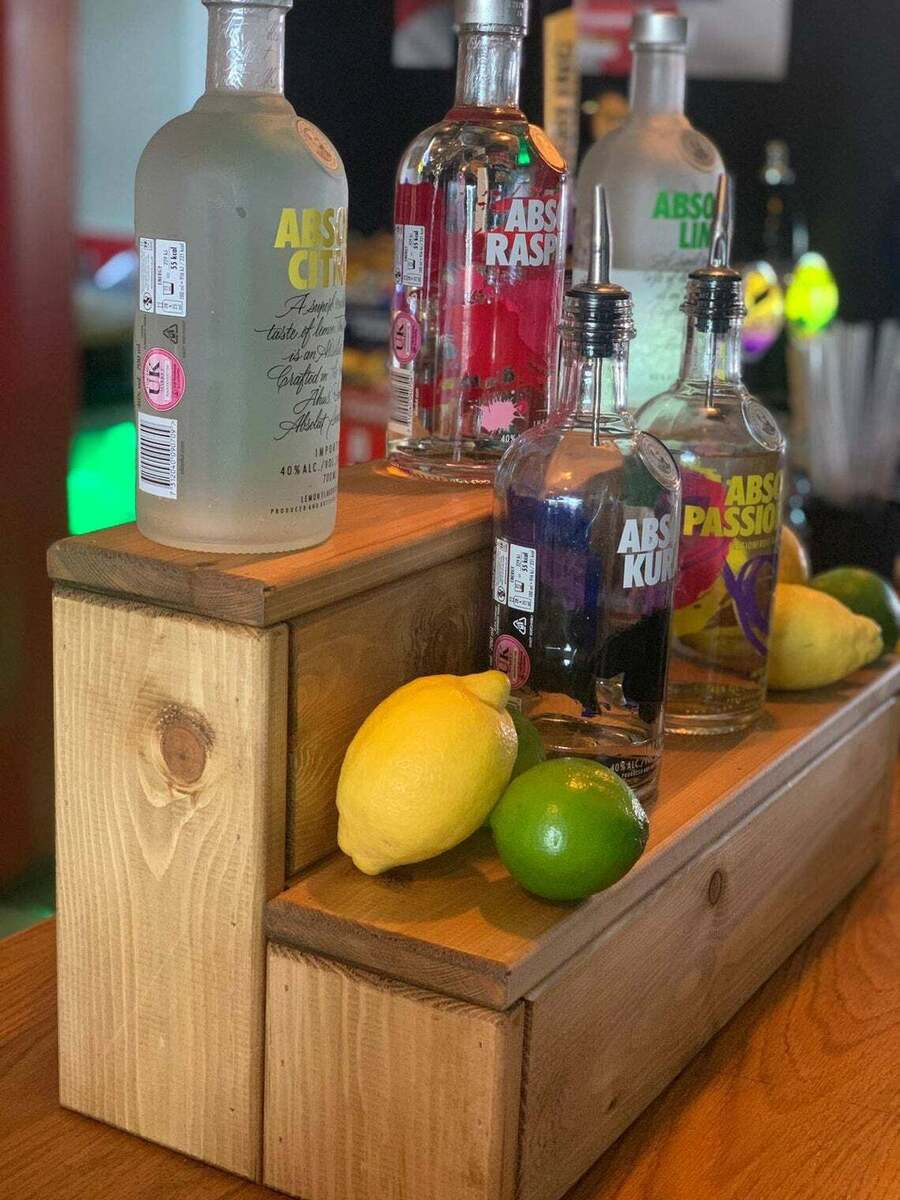 Spirit bottle rack clearance