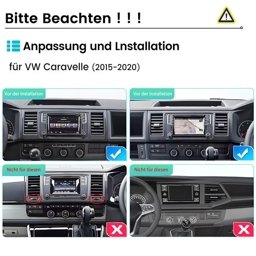 Für VW Caravelle 2015-2020 13.1'' Android 13 Autoradio GPS Navi RDS BT 6+128G - Bild 3 von 21