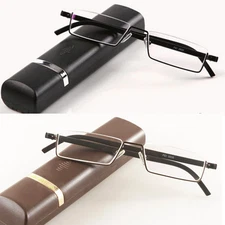 Reading Glasses TR90 Half Rim Reader Spectacles +1.0 +1.5 1.75 2.0 2.25 2.5 3.5