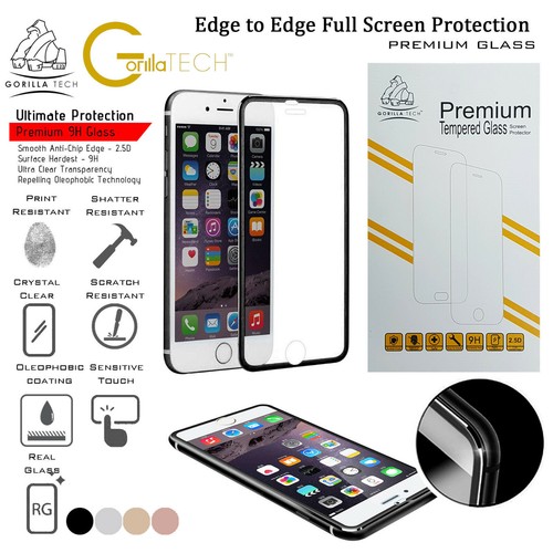 Apple iPhone XS Max Full Screen Protector Edge to Edge Gorilla Tempered Glass - Picture 4 of 24