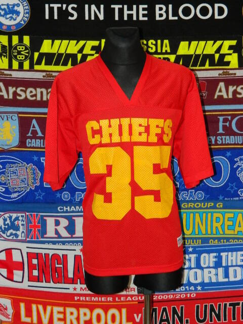 5/5 Kansas City Chiefs adults M mister badge NFL american football shirt jersey 5/5 Kansas City Chiefs adults M mister badge NFL american football shirt jersey