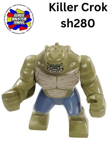 LEGO Super Heroes Figur Killer Crok BIG FIGURE sh280 aus 76055 Batman Gotham  - Picture 2 of 2