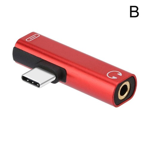 Adattatore Cuffie Type-C per Xiaomi Convertitore Audio Due In Uno 3.5mm Nuovo - Foto 10 di 20