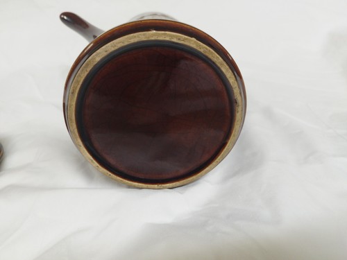 Braune Kaffeekanne (Barrett's) Staffordshire Grillmuster Retro Steinzeug - Bild 15 von 15