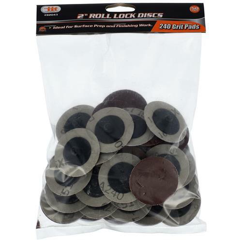 50pc 2" 240 Grit Sanding Discs Surface Prep Finishing Work Abrasive Pads 82043 - Picture 1 of 1