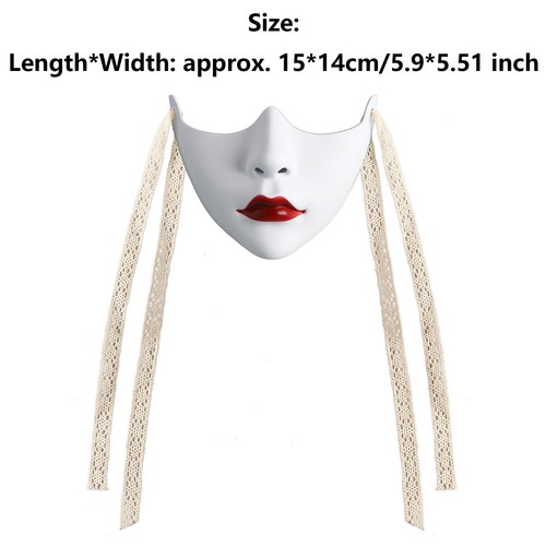 Unisex Masks Carnival Half Face Mask Themed Party Face Cover Trendy Supply Cool - Picture 15 of 27