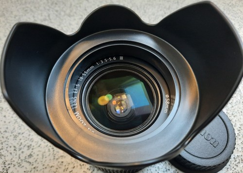 Canon EF-S 18-55mm 1:3.5-5.6 III MACRO Zoomobjektiv, für EOS DSLR-Kameras - Bild 9 von 13