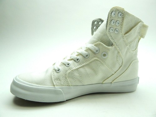 SUPRA SKYTOP D OFF WHITE SW98001 WOMEN SHOES SIZE 8 - Picture 3 of 8