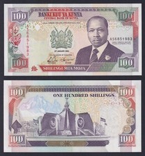 Kenya 100 SHILLING Banknote 1992 P.-27d FDS/UNC