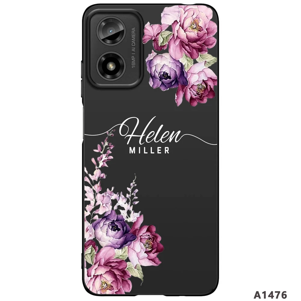 Motorola Moto G Play G Power 2024 2025 Custom Floral Phone Case