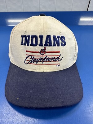 MLB Indians team 90’s cap VINTAGE CLEVELAND INDIANS CAP 90s MLB baseball USA team