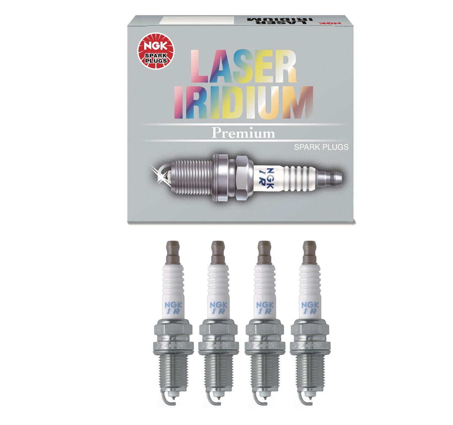 NGK Laser Iridium Spark Plug Set 4PCS. 9312 for Lexus Scion Toyota