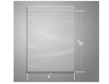 1000-6"x9" Clear Zip and Lock Plastic Zipper Poly Locking Reclosable Bags 2Mil