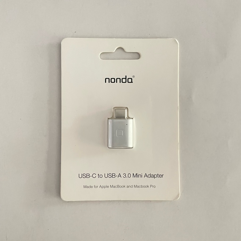 Nonda USB Adapter For Apple MacBook Pro USB-C To USB-A Mini MI22SLRN  New