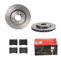 Brembo Bremsscheiben Ø288MM + BremsbelÄGe Vorne FÜR MERCEDES-BENZ CLK C-KLASSE