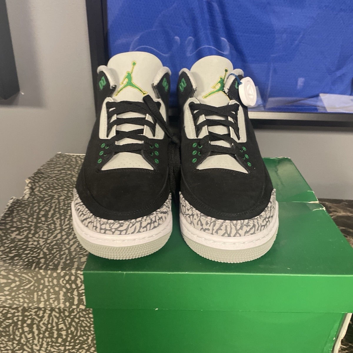 Air Jordan 3 10.5 US ブラック/グリーン Nike Air Jordan 3 Retro Pine Green Size 10.5 CT8532-030