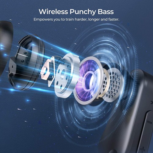 Mpow Flame Solo Wireless Bluetooth 5.0 Ear Hook Earbuds Sports Running Earphones - Picture 5 of 8