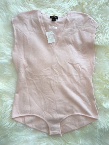 S plume Jcrew rose G2896 à cachemire Sz Collection mancherons Body Nouveau poids rBdQCeoxW