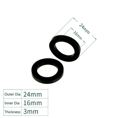 Junta tórica de goma plana de nitrilo sólido NBR junta tórica sello de agua 1/8" 1/4" 3/8" ~ 2" - Imagen 12 de 16
