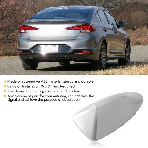 for Hyundai Sonata Shark 2015-20 Fin Antenna Cover Titanium Silver High Quality - Picture 7 of 11