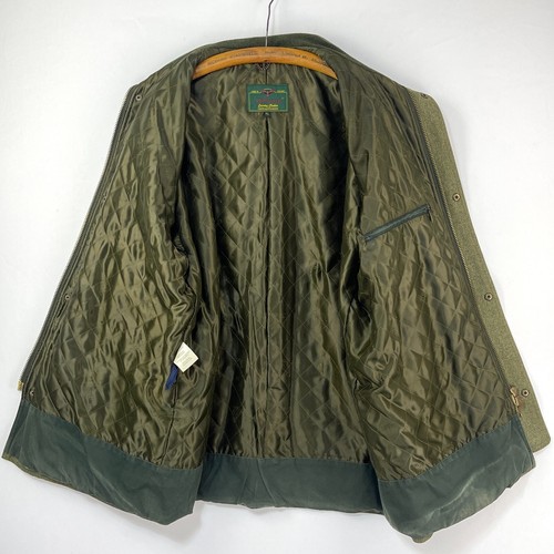 Chrysalis Tweed Coat Mens XL Green Wool Hunting Shooting Sporting Field Jacket - Picture 3 of 22