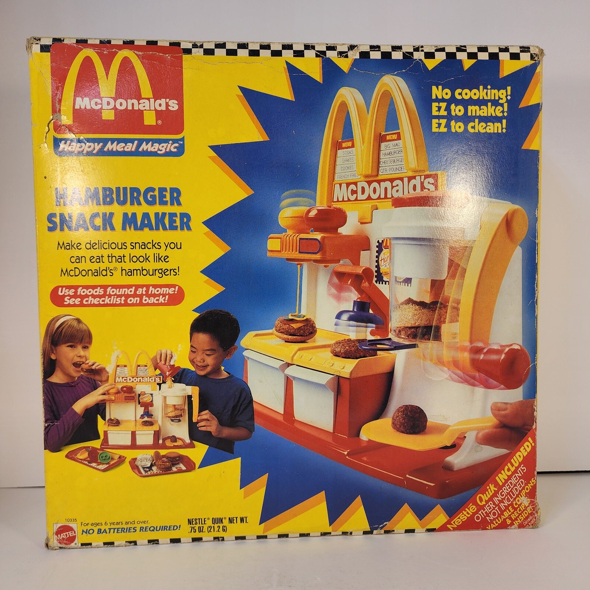 McDonald's Happy Meal Magic Hamburger Snack Maker Vintage 1993 | eBay