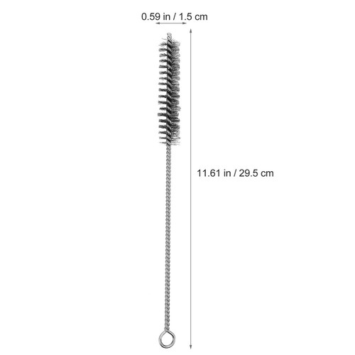 10 Pcs Pipe Cleaning Brush Brushes for Plumbing Small Steel Tube - Afbeelding 12 van 12