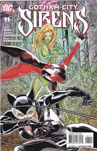 Gotham City Sirens 11 2010 VF/NM Harley Quinn Poison Ivy Catwoman - Picture 1 of 2