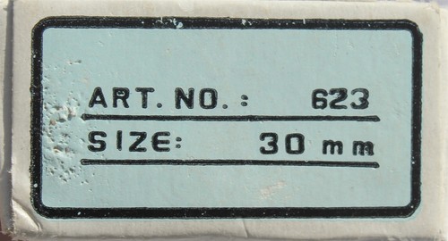 Nuevo Antiguo Stock Vintage 30mm Guardia Seguridad Extra Resistente Candado Latón 3 Llaves - Imagen 4 de 5