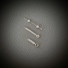 HANDS SET BP PADDLE STYLE POLISHED C3 / SEIKO MOD SKX SKX007 NH35 NH36 NH34