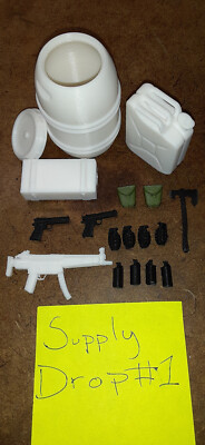 9th Archer Innovations Custom 3D Printed 1:12 Scale Supply Drop #1 For Figures