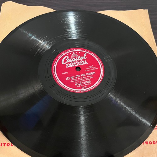 NELLIE LUTCHER - Real Gone Guy / Let Me Love You - 10" Shellac 78RPM Record - V - Picture 4 of 4