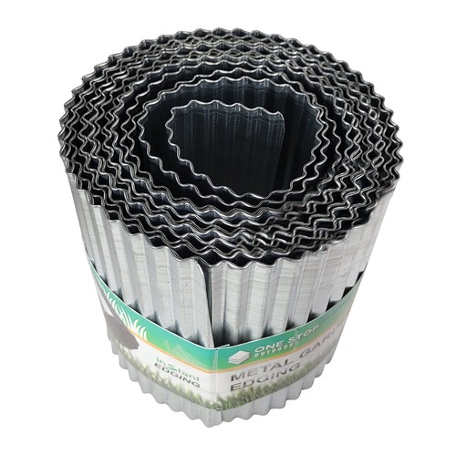 Corrugated Metal Landscape Edging Coil Rustic Raw Steel Lawn Edge Flexibility St - Picture 6 of 6