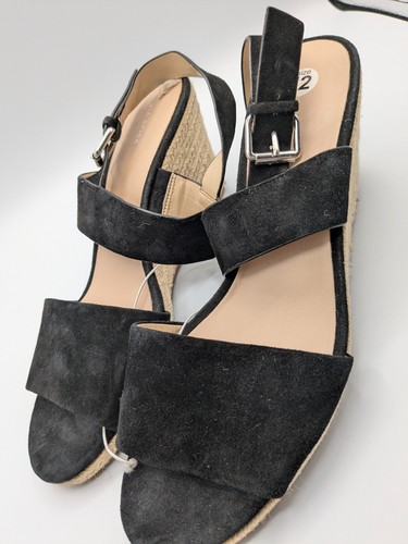 Via Spiga Damengröße 12 Espadrille-Sandalen, schwarzes Wildleder, 3,5"-Absatz - Bild 6 von 11