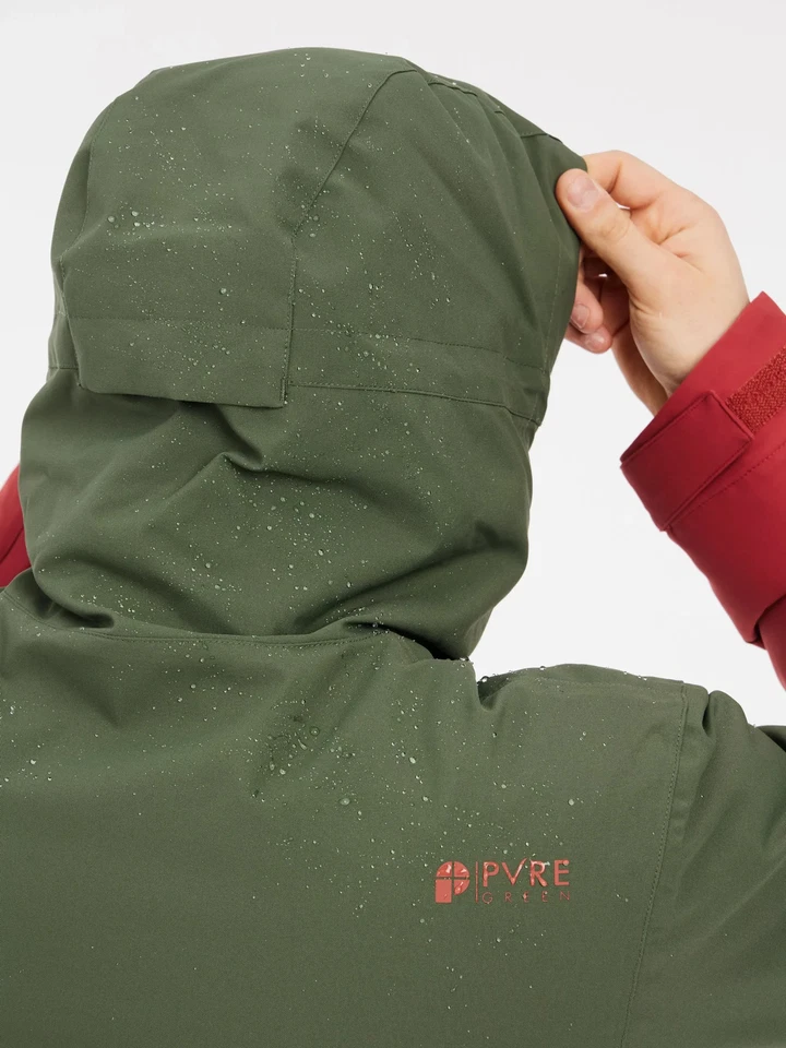 Protest Tenstone Ski Snowboard Jacke Herren Barn Red (rot/beige) - Bild 4 von 4