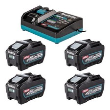 Makita Power Source Kit 4x BL 4050 F Akku 40 V max. 5,0 Ah XGT + DC 40 RA Lader