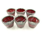 Vintage 70's Lot of 24 Coca-Cola Tiffany Plastic Cups 6 Sealed Bags of 4 NOS